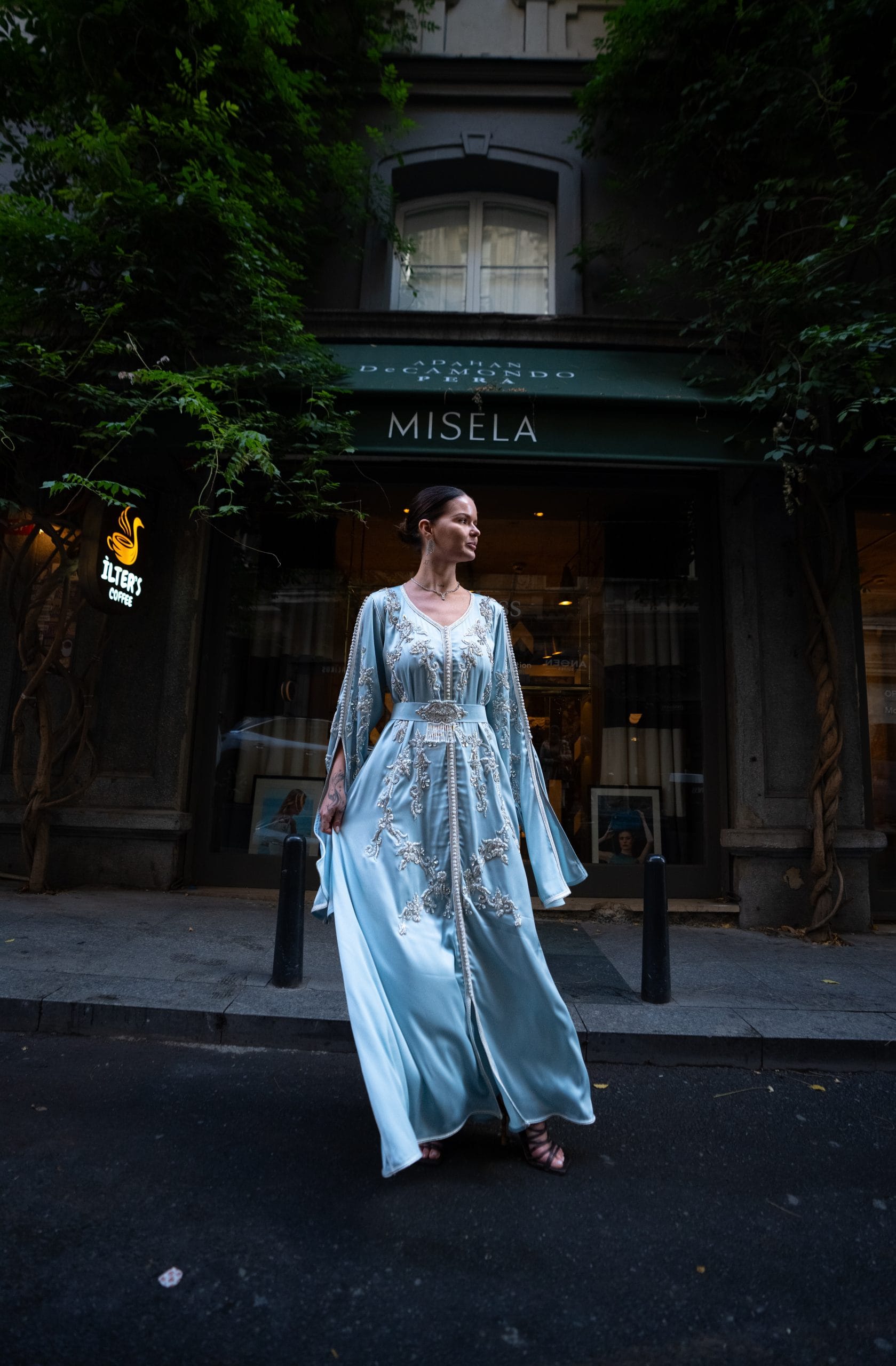 قفطان مغربى شك يدوى